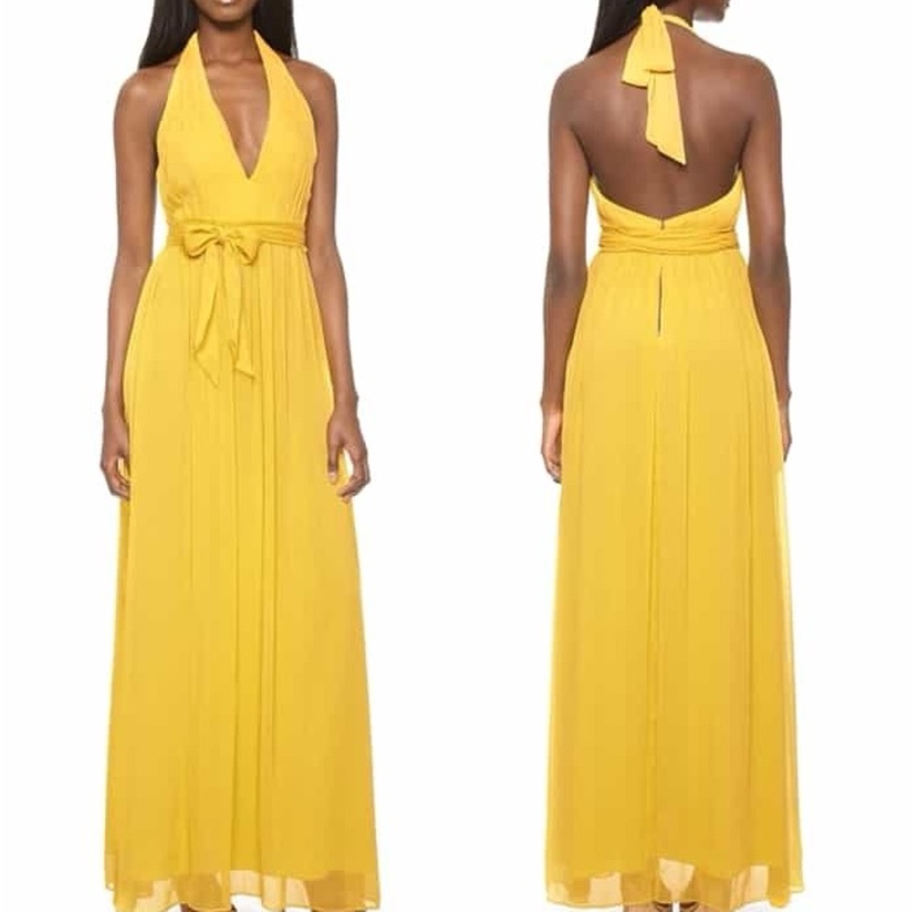 Alice and Olivia Kassidy Halter Gown (sz 2)